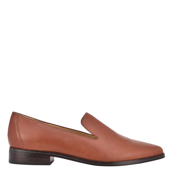 Nine West Zolee Brown Loafers | South Africa 70A25-7M73